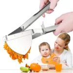 LMETJMA Potato Ricer Stainless Steel Potato Masher Heavy Duty Potato Ricer Masher For Baby Food Fruit Vegetable Juicer KC0154 - Image 2
