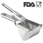 LMETJMA Potato Ricer Stainless Steel Potato Masher Heavy Duty Potato Ricer Masher For Baby Food Fruit Vegetable Juicer KC0154 - Image 9