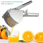 LMETJMA Potato Ricer Stainless Steel Potato Masher Heavy Duty Potato Ricer Masher For Baby Food Fruit Vegetable Juicer KC0154 - Image 11