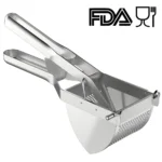 LMETJMA Potato Ricer Stainless Steel Potato Masher Heavy Duty Potato Ricer Masher For Baby Food Fruit Vegetable Juicer KC0154 - Image 5
