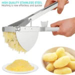 LMETJMA Potato Ricer Stainless Steel Potato Masher Heavy Duty Potato Ricer Masher For Baby Food Fruit Vegetable Juicer KC0154 - Image 10