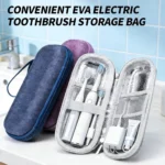 Travel Electric Toothbrush Storage Case Waterproof Dustproof EVA Shockproof Protective Bag for Daily Use