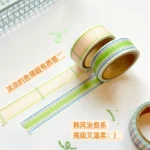 Korean Style Paper Tape Handbook Decoration Material Basic Checkered DIY Sticker - Image 18
