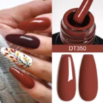 MEET ACROSS 7ml Wine Red Gel Nail Polish Long-Lasting French Style Gel Nail Supplies For Manicure DIY Design Nail Art Varnish - Image 11