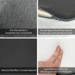 Memory Foam Cushion Interior Accessories Pillow Car Seat Waist Pillow Lumbar Support Office Pillow Chair Cushion - Image 12