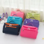 Waterproof Embroidered Name Makeup Bag Personalized Large Capacity Trendy Beauty Organizer Perfect Gift for Her Daily Travel Use - Image 4