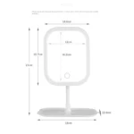 Niche Modern Desktop Vanity Mirror 3 Color Light LED Makeup Mirror Touching Mirror Women Bedroom Dressing Mirror - Image 13
