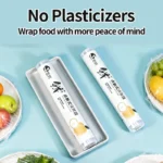 Break Point Cling Film Clear PE Disposable Microwavable Large Roll Food Wrap Keep Food Fresh For Kitchen Refrigerator 30cmx100m - Image 5