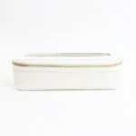 Customized name PU leather transparent makeup brush makeup bag portable storage bag daily necessities storage accessory - Image 8