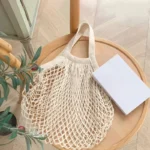 1Pc Portable Reusable Grocery Shopping Bag Mesh Mesh Bag Foldableable Grocery Bag Fruit and Vegetable Bag - Image 5