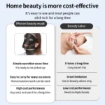 7 Color LED Face Mask with Neck Wireless Portable Red Light Therapy for Anti-Aging, Wrinkles, Skin Rejuvenation, Home Use - Image 6