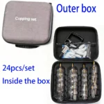 24Pcs Cupping Relax Set Multiple Sizes of Vacuum Cups with Hand Pump and Detailed Cupping Manual Massage Cupping Set for Massage - Image 8