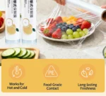 Break Point Cling Film Clear PE Disposable Microwavable Large Roll Food Wrap Keep Food Fresh For Kitchen Refrigerator 30cmx100m - Image 11