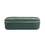 Customized name PU leather transparent makeup brush makeup bag portable storage bag daily necessities storage accessory - Image 11