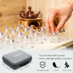 24Pcs Cupping Relax Set Multiple Sizes of Vacuum Cups with Hand Pump and Detailed Cupping Manual Massage Cupping Set for Massage - Image 4