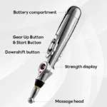 Electric Laser Pen Acupuncture Point Massage Therapy Pain Relief Electronic Meridian Energy Pen Body Head Back Neck Leg Massager - Image 5