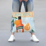 1 Pc APEROL SPRITZ Beverage shopping bag grocery store storage bag for travel shopping storage - Image 9