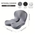Memory Foam Cushion Interior Accessories Pillow Car Seat Waist Pillow Lumbar Support Office Pillow Chair Cushion - Image 8