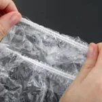 Transparent Elastic Cling Film Cover Fruits Foods Hair Covers Barthroom Kitchen PE Lids Storages Freshness Seal Wraps Disposable - Image 3