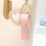 Makeup Pouch Keychain Lipstick Holder Lipstick Keychain Bag Leather Lipstick Bag For Travel Women Daily Use - Image 18