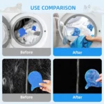 6 PCS Pet Hair Remover for Laundry – Effectively Removes Fur Lint & Dander – Reusable Eco-Friendly Laundry Pet Hair Catcher - Image 4