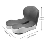 Memory Foam Cushion Interior Accessories Pillow Car Seat Waist Pillow Lumbar Support Office Pillow Chair Cushion - Image 11