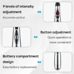 Electric Laser Pen Acupuncture Point Massage Therapy Pain Relief Electronic Meridian Energy Pen Body Head Back Neck Leg Massager - Image 6