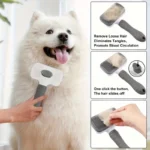 Pet Hair Remover Brush - Effective Shedding Control Gentle Deshedding Comb for Dogs Cats Long Hair Grooming Daily Use & Bathing - Image 11