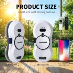 DIVEDEER Home intelligent cleaning robot with automatic water spraying function, anti drop magnetic glass cleaning machine - Image 5