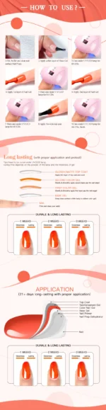MEET ACROSS 7ml Wine Red Gel Nail Polish Long-Lasting French Style Gel Nail Supplies For Manicure DIY Design Nail Art Varnish - Image 18