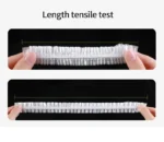 Transparent Elastic Cling Film Cover Fruits Foods Hair Covers Barthroom Kitchen PE Lids Storages Freshness Seal Wraps Disposable - Image 8