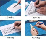 A3 A4 A5 PVC Cutting Mat Workbench Patchwork Cut Pad Sewing Manual DIY Knife Engraving Leather Cutting Board Side Underlay - Image 4