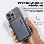Toocki Magenetic PowerBank 10000mAh 15W Wireless Charging for Magsafe PD 20W Extenal Battery for iPhone 17 16 15 14 13 Pro Max - Image 3