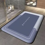 Thickened bathroom absorbent mat simple door dirt-resistant mat home kitchen mat quick-drying foot mat non-slip entry mat - Image 7