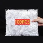 Transparent Elastic Cling Film Cover Fruits Foods Hair Covers Barthroom Kitchen PE Lids Storages Freshness Seal Wraps Disposable - Image 6
