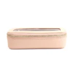 Customized name PU leather transparent makeup brush makeup bag portable storage bag daily necessities storage accessory - Image 9