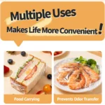 Break Point Cling Film Clear PE Disposable Microwavable Large Roll Food Wrap Keep Food Fresh For Kitchen Refrigerator 30cmx100m - Image 21
