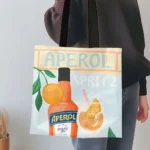 1 Pc APEROL SPRITZ Beverage shopping bag grocery store storage bag for travel shopping storage - Image 3