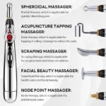 Electric Laser Pen Acupuncture Point Massage Therapy Pain Relief Electronic Meridian Energy Pen Body Head Back Neck Leg Massager - Image 4