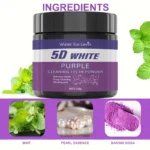 Purple Teeth Cleaning Powder - No Sulfuric Acid, Deep Cleansing and Polishing, Whitens Teeth Within 5 Days, Portable Daily Use - Image 2