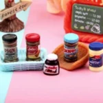 3Pcs 1:6 Dollhouse Miniature Food Play Supermarket Simulation Mini Peanut Butter Chocolate Sauce Doll Accessories Toys - Image 5