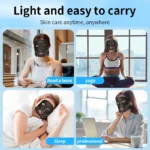 7 Color LED Face Mask with Neck Wireless Portable Red Light Therapy for Anti-Aging, Wrinkles, Skin Rejuvenation, Home Use - Image 2