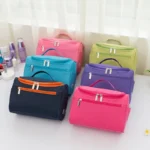 Waterproof Embroidered Name Makeup Bag Personalized Large Capacity Trendy Beauty Organizer Perfect Gift for Her Daily Travel Use - Image 15